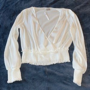 Never worn white ASOS top